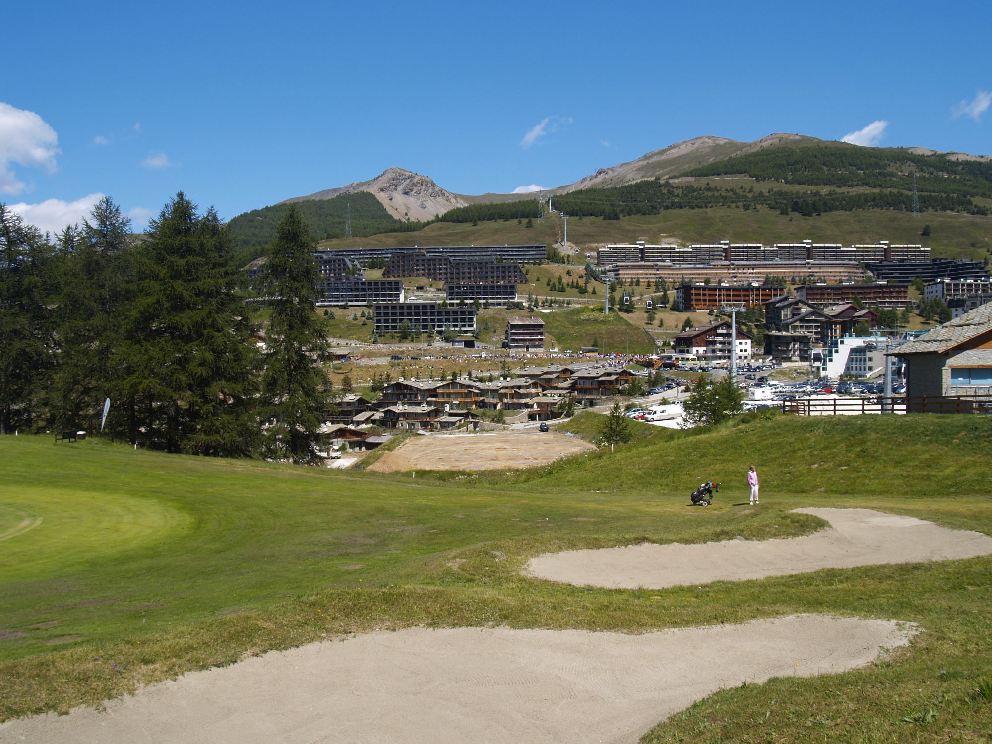 Golf course in Sestriere